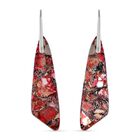 Imperial Jaspis Ohrringe ca. 27.00 ct