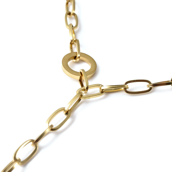 Cluster wei&szlig;e Kristall-Halskette, 70 cm image number 4