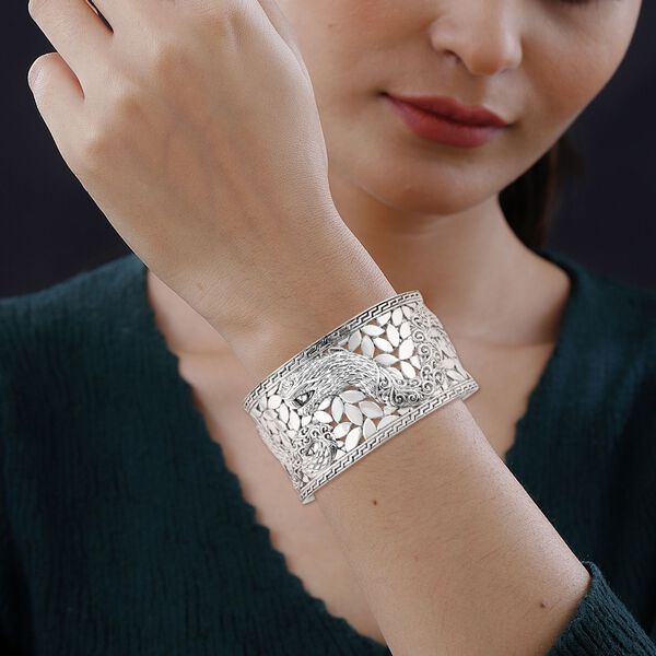 925 Silber Armreif ca. 19 cm ca. 60,00g image number 2