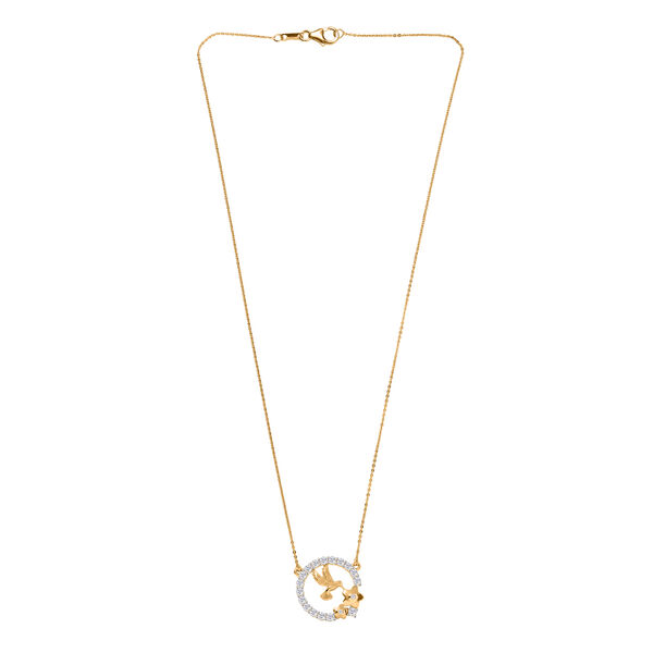 D'Joy Moissanit 45cm Halskette - 0,87 ct. image number 3