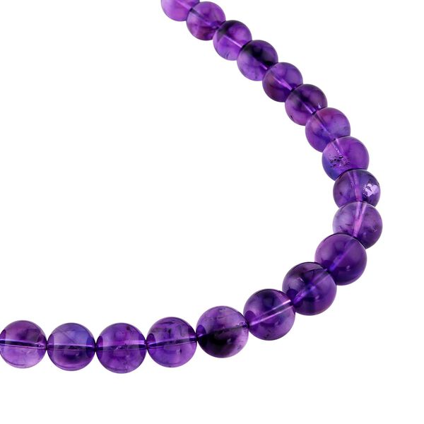 AAA afrikanische Amethyst-Halskette, 50 cm - 466,50 ct. image number 3