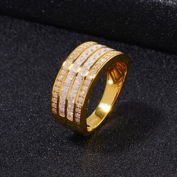 Moissanit Ring, ca. 1,60 ct.