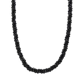 D'Joy schwarze Spinell 45cm Halskette - 80 ct.