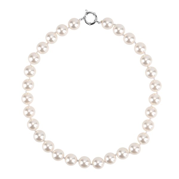 3er-Set weißes Muschelkernperle Schmuckset image number 3