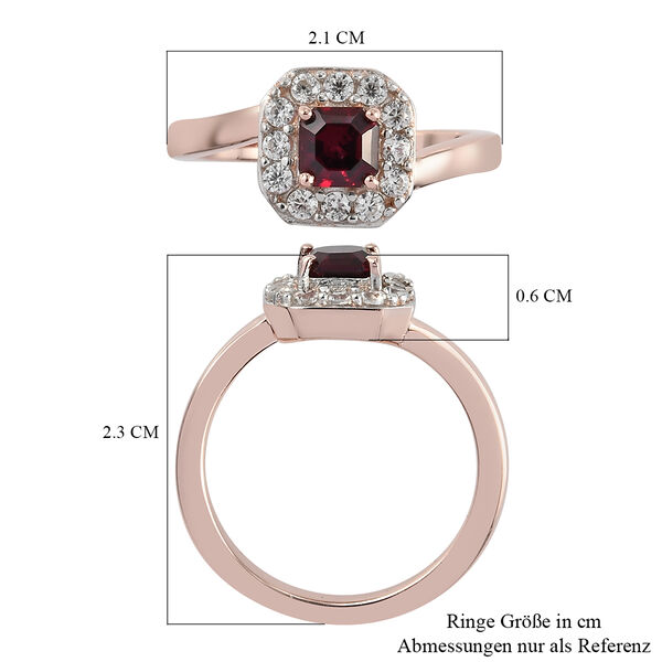 Anthill Granat und Zirkon Ring - 0,96 ct. image number 7