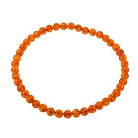 Synthetischer Bernstein Kette 61 cm ca. 400 ct.