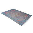 Gewebter Teppich mit Digitaldruck, Blaugrün image number 3