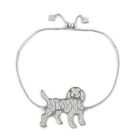 Coryana Armband Hundmotiv,925 Silber, verstellbar ca. 23 cm, ca. 3,90g Coryana Armband Hundmotiv,925 Silber, verstellbar ca. 23 cm, ca. 3,90g