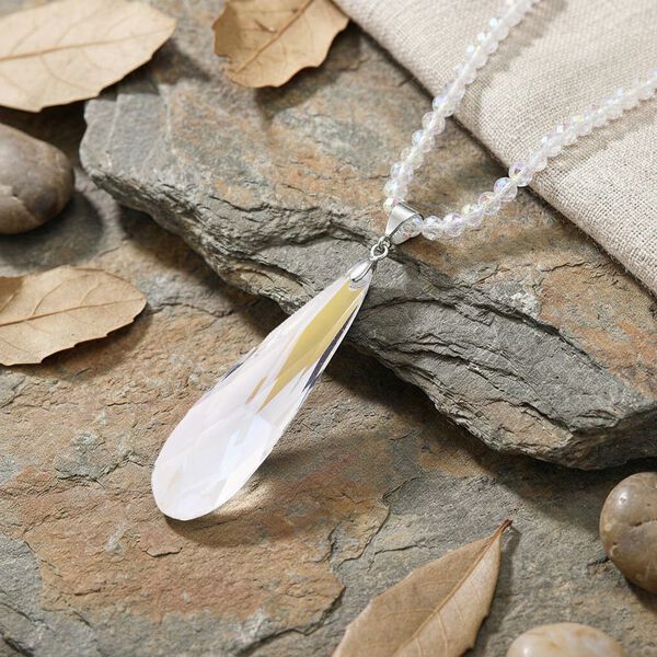 Wei&szlig;er Magie Farbe Kristall Schmuckset image number 2