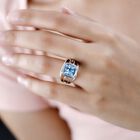 Himmelblauer Topas-Ring - 6,29 ct. image number 2
