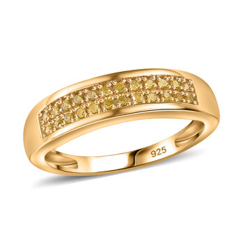 Gelber Diamant-Ring - 0,20 ct.