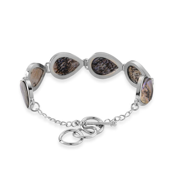 Abalone Muschel Armband ca. Flexibles cm Nickelfreies Messing ca. 55.00 ct image number 2