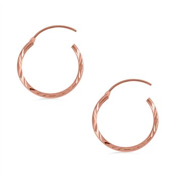 925 Silber ros&eacute;vergoldetOhrringe ca. 1,08g