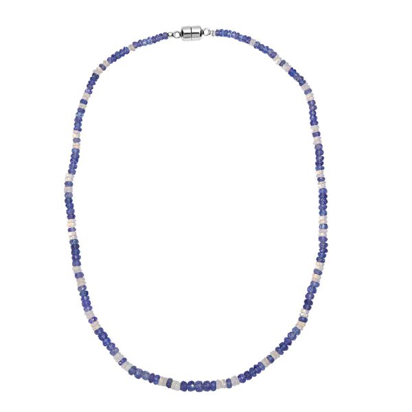 D'Joy Tansanit und natürliche, äthiopische Welo Opal 45cm Halskette - 55 ct. image number 4