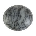 Weißer Achat mit Dendrit Handschmeichler - S, ca. 375 cts.