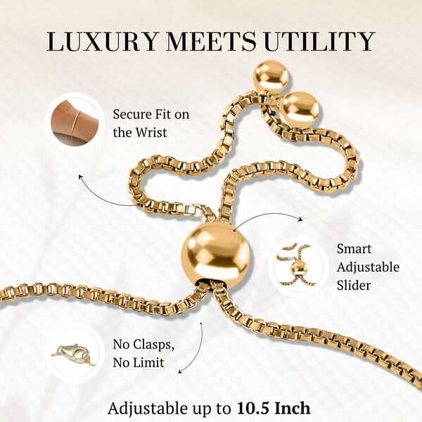 LUXURIANT DIAMOND - Lab Grown Diamant SI-GH Armband ca. 26.75 cm 925 Silber 750 Gelbgold vermeil ca. 1,00 ct. image number 4