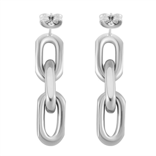 Reiner Edelstahl Ohrringe ca. 9,00g image number 5