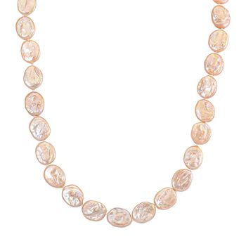 D'Joy Pfirsich Keshi Perle 45+5cm Halskette