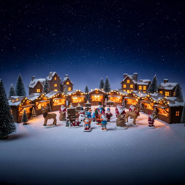 Weihnachts-Überraschungsbox - 20 festliche Deko-Miniaturen zum Sammeln und Entdecken image number 0