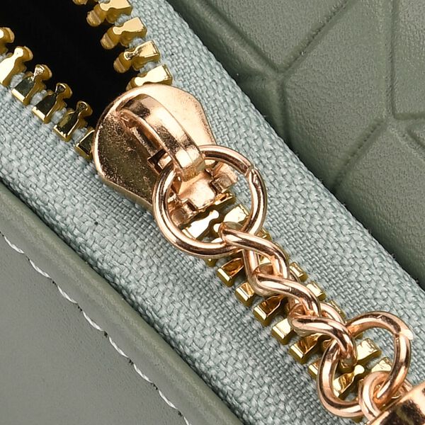 PU-Geldbörse mit RFID-Schutz, 11x8x4cm, Grün image number 8