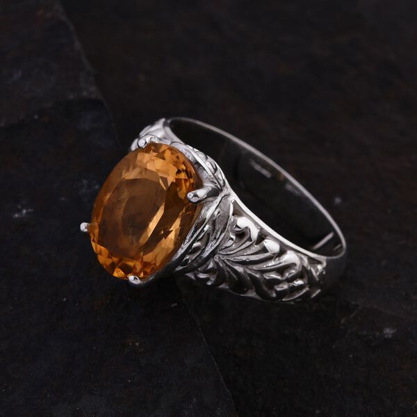 Royal Bali Kollektion - Citrin Ring - 5,38 ct. image number 1