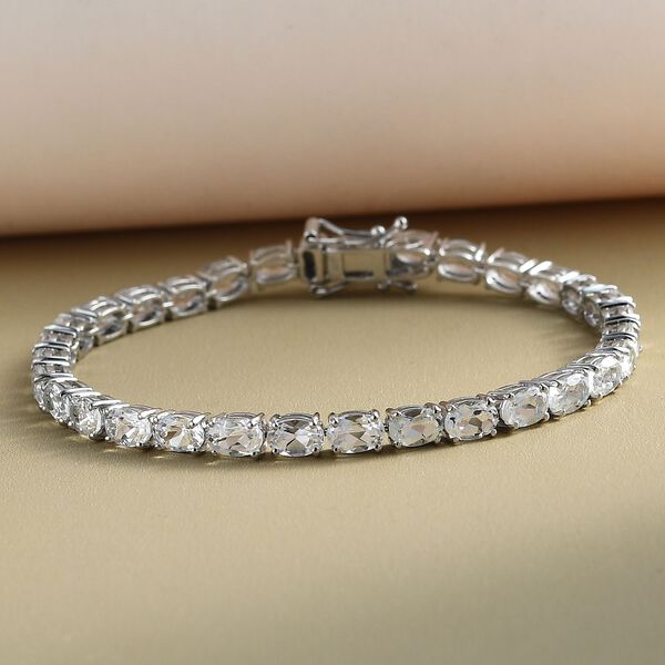 Golconda Diamant-Topas Armband, ca. 20 cm, 925 Silber platiniert ca. 17,46 ct image number 2