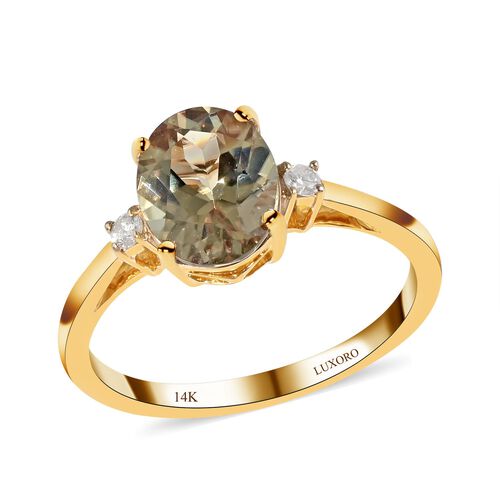 LUXORO AAA Turkizit und Diamant-Ring - 2,10 ct. image number 0