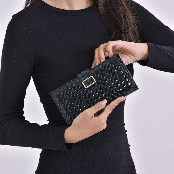 PU-Leder Brieftasche mit RFID-Schutz, schwarz image number 3