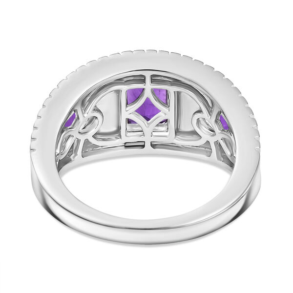 Afrikanischer Amethyst Ring Messing (Gr&ouml;&szlig;e 20.00) ca. 1,29 ct image number 6