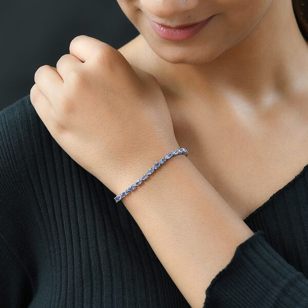 Tansanit Eternity Armband, 19cm - 8,28 ct. image number 3