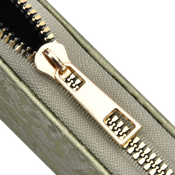 Brieftasche mit Renaissance-Pr&auml;gung und RFID-Schutz, 20x10x3 cm, Gr&uuml;n image number 6