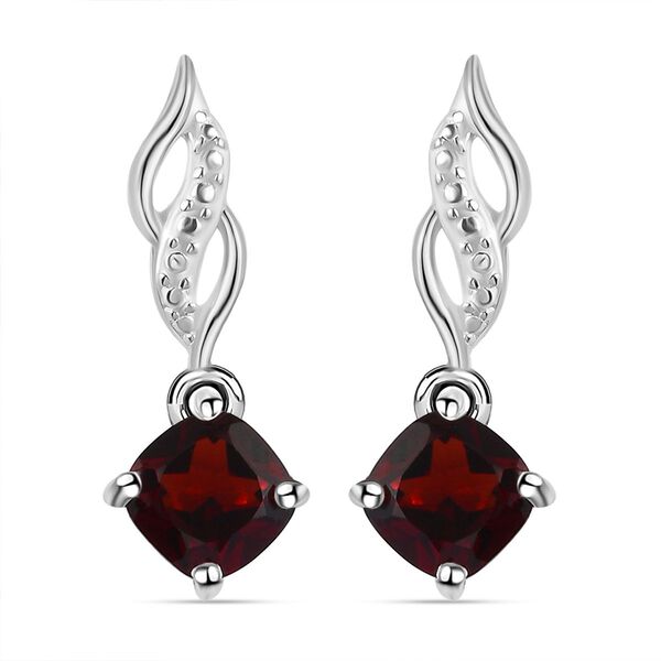 Rote Granat-Ohrhänger - 1,41 ct. image number 0