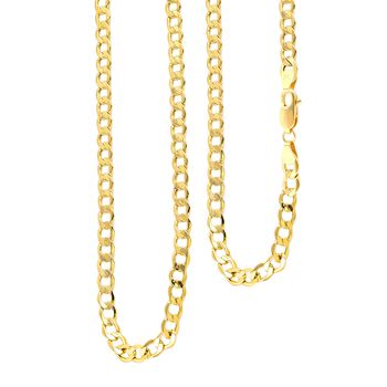 Panzerkette, ca. 56 cm, 375 Gold ca. 7,93g