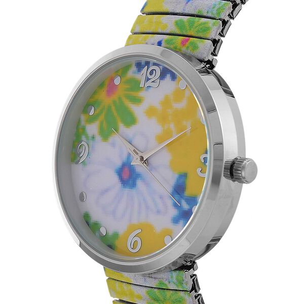 STRADA Armbanduhr - Blumen-Design, Japanisches Uhrwerk, Wasserresistent image number 3