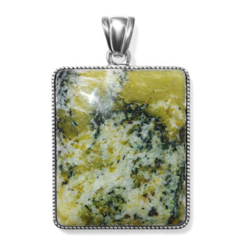 Gelber T&uuml;rkisjaspis Anh&auml;nger ca. 60,00 ct.