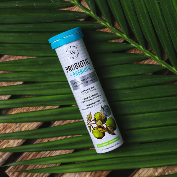 Wellbeing Nutrition t&auml;gliches Pr&auml;biotikum & Probiotikum 21 Brausetabletten image number 2