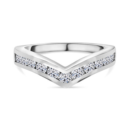 LUXURIANT DIAMOND - Lab Grown Diamant SI-GH Ring 925 Silber rhodiniert (Gr&ouml;&szlig;e 18.00) ca. 1.17 ct