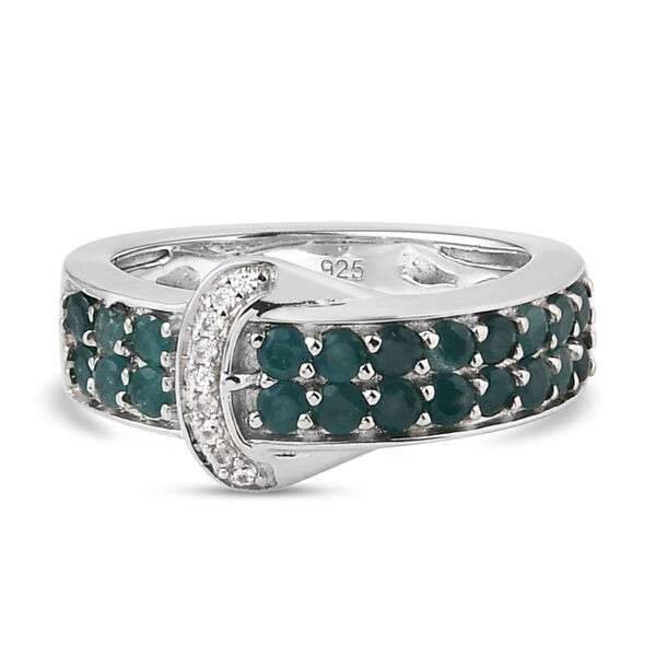 Grandidierit und Zirkon Ring - 0,93 ct.