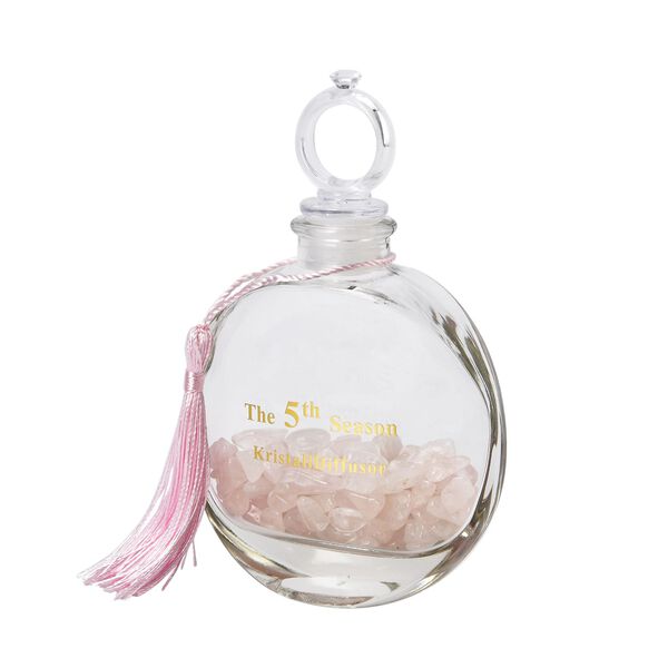 The 5th Season- Aromatherapie Duft-Diffusor mit Rosenquarz, Duftstäbchen und Quasten, 100ml image number 3