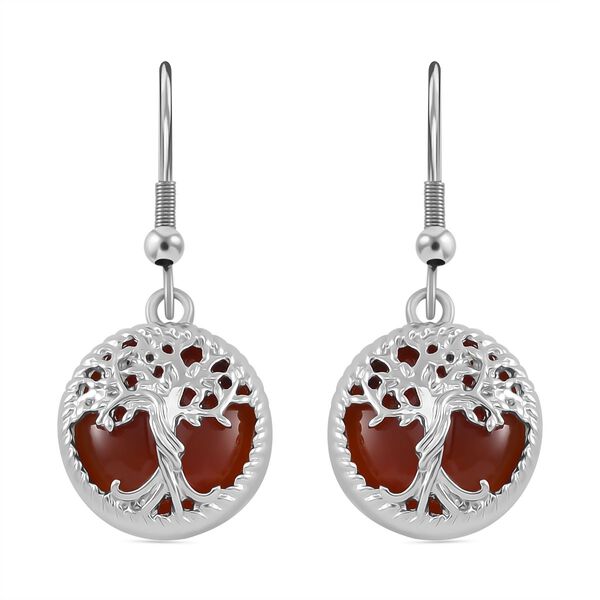 Roter Achat Schmuckset  Legierung ca. 49.00 ct image number 6