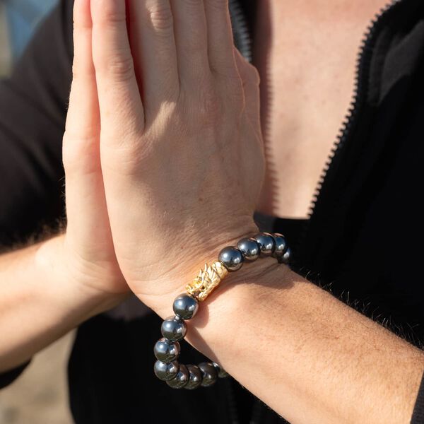 Flexibles Terahertz Armband mit Drachenmotiv - 119 ct. image number 5