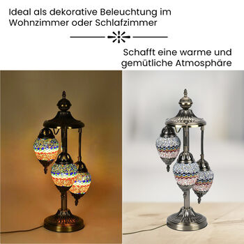 Mosaik Tischlampe