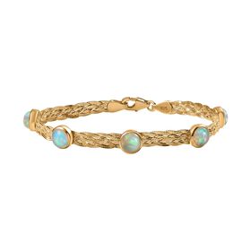 AA natürliches, äthiopisches Welo Opal Armband, 19 cm - 8,15 ct.
