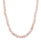 Weißes Murano-Stil Glas Halskette ca. 50 cm+ 5 cm Extender, Standard