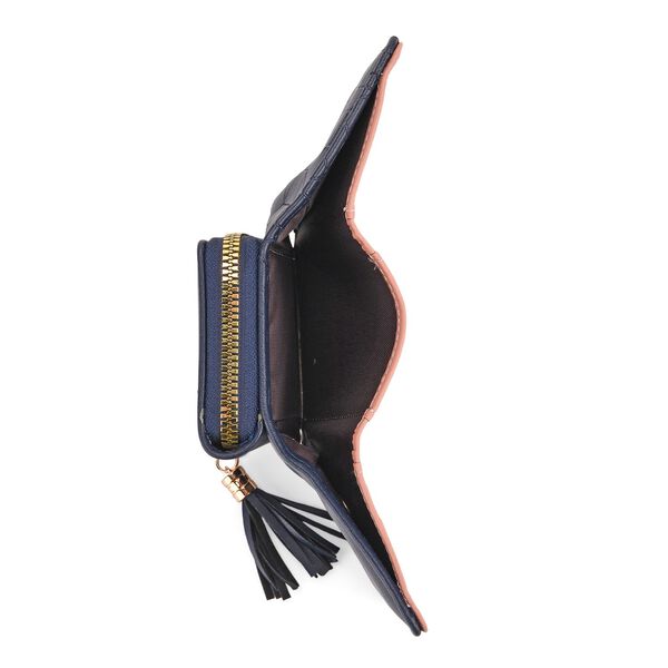 RFID-Geldbörse mit Zippverschluss, ca. 20x10x3cm, Marineblau image number 6