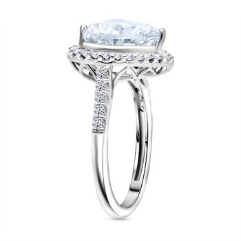 LUXURIANT IGI zertifizierter VS-EF Labor Diamant Ring in 950 Platin - 5,50 ct.