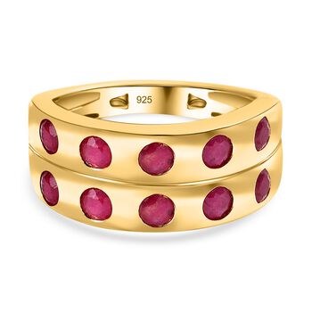 AA Afrikanischer Rubin (Fissure gef&uuml;llt) Ring - 1,63 ct.