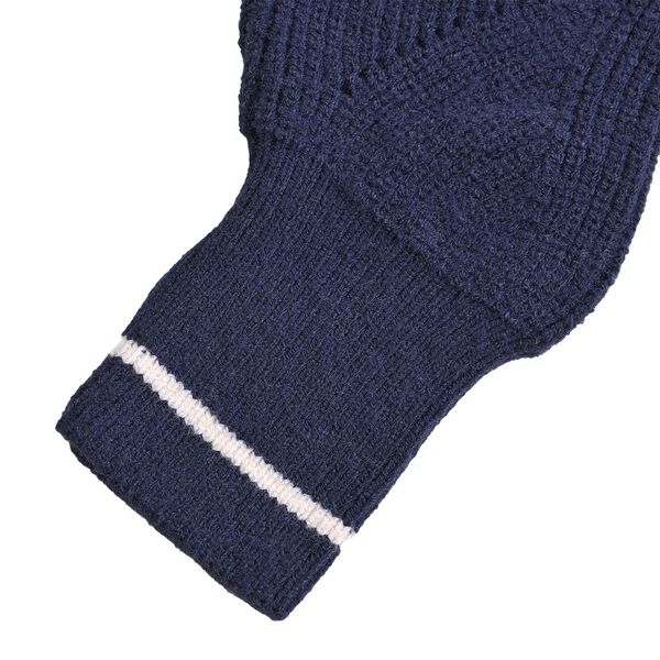 Longline Offener Cardigan, blau image number 3