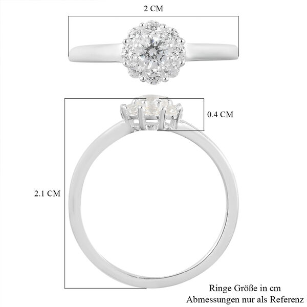 LUSTRO STELLA - feinster Zirkonia-Ring, 925 Silber image number 6