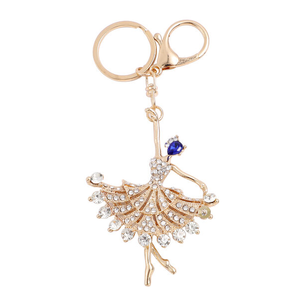 3er-Set- mehrfarbige Kristall-Schl&uuml;sselanh&auml;nger image number 2